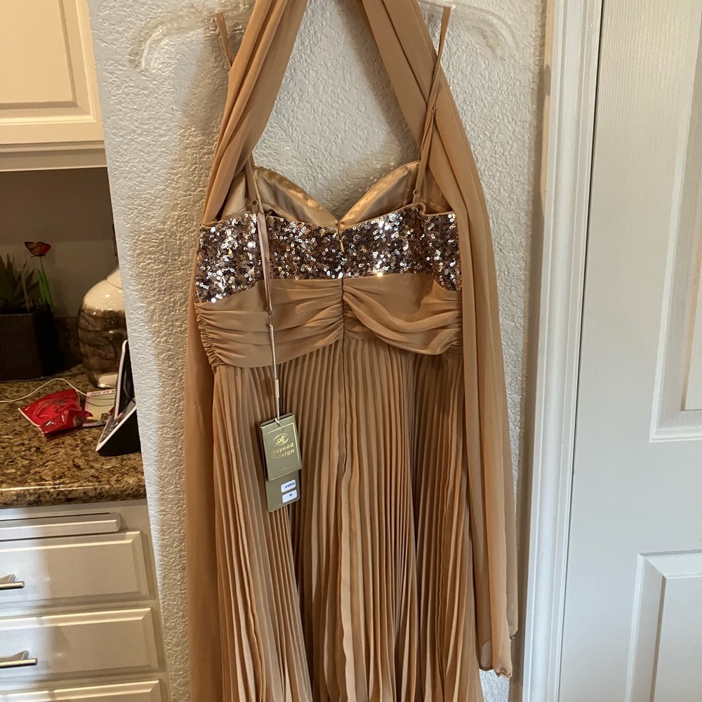 Aspeed Gold Med rhinestone Evening fancy dress - Picture 2 of 2